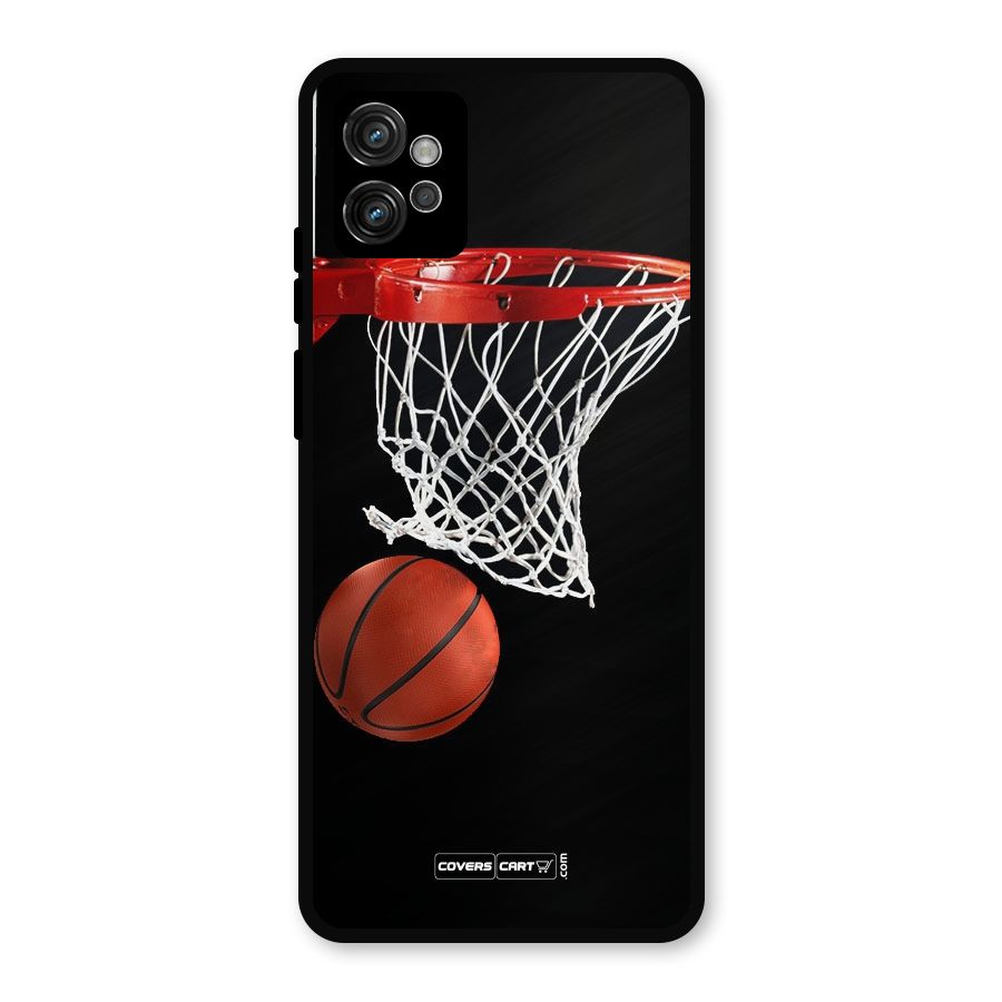 Basketball Metal Back Case for Moto G32