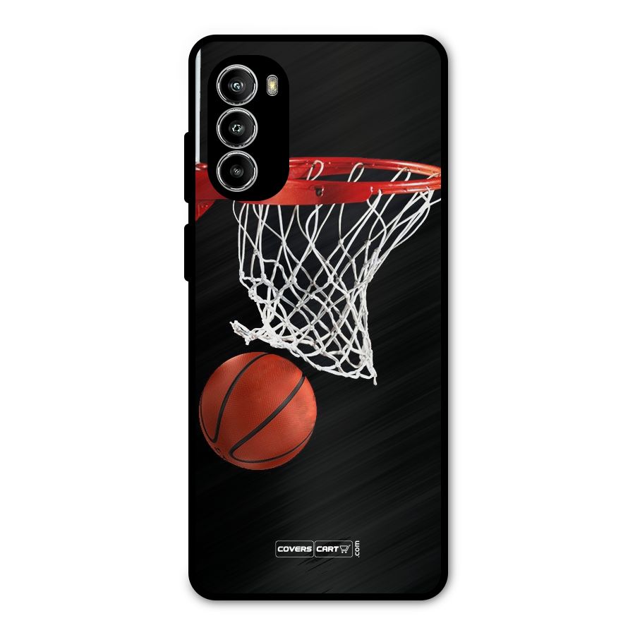Basketball Metal Back Case for Moto G52