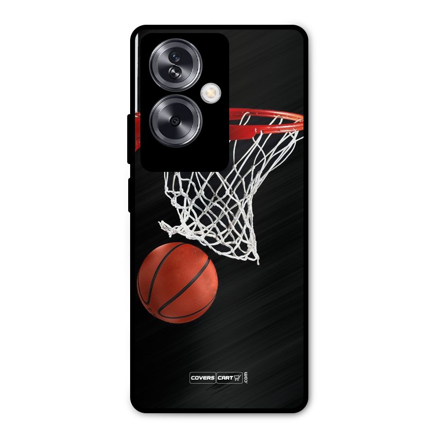 Basketball Metal Back Case for Oppo A79 5G
