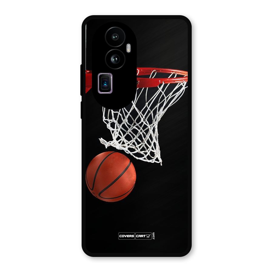 Basketball Metal Back Case for Oppo Reno10 Pro Plus