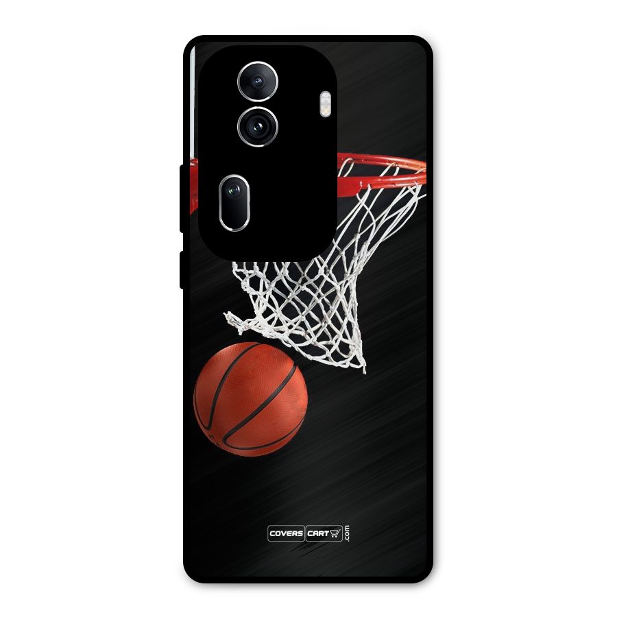 Basketball Metal Back Case for Oppo Reno11 Pro 5G
