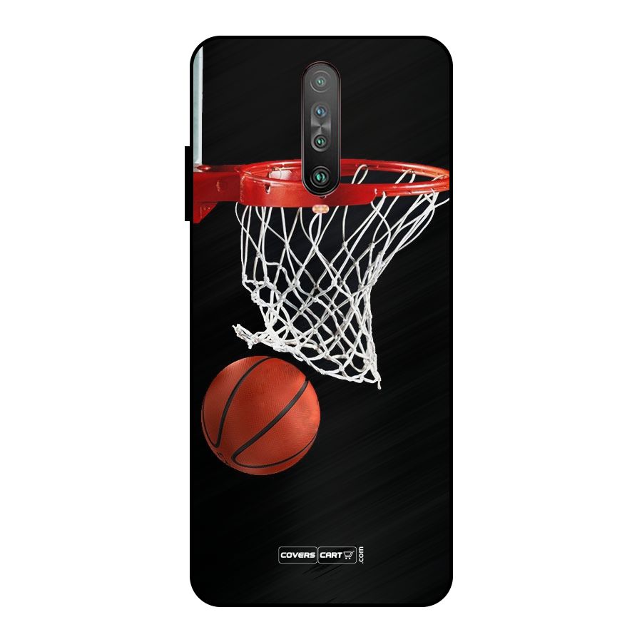 Basketball Metal Back Case for Poco X2