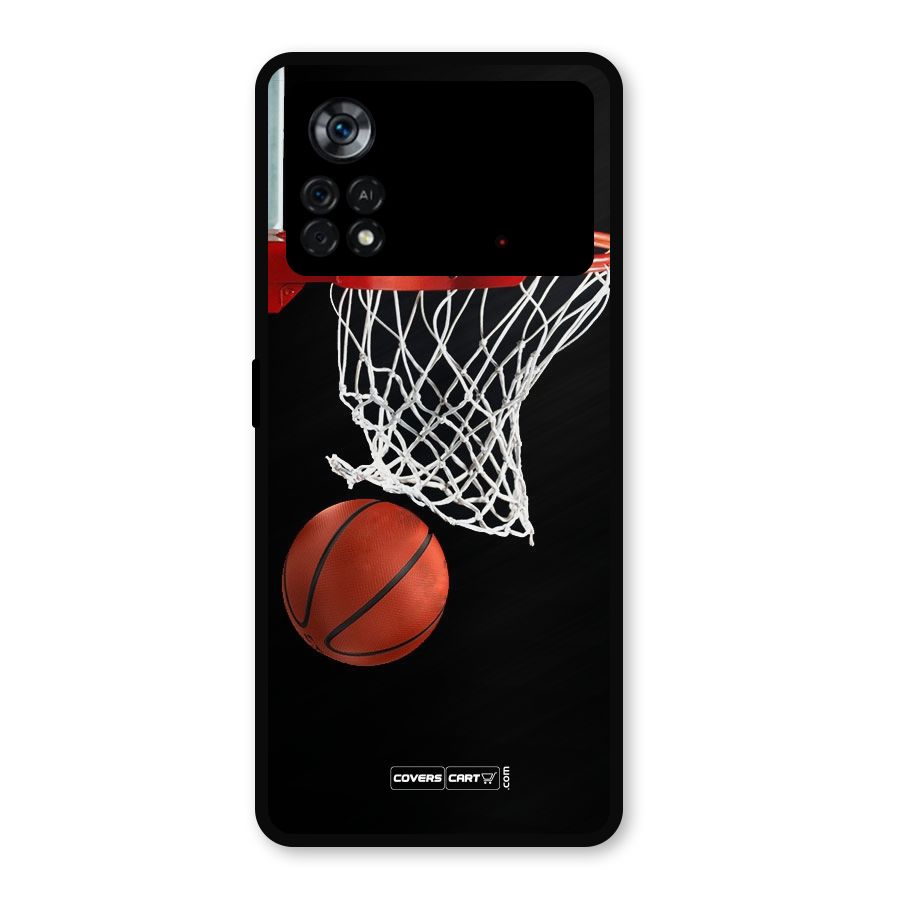 Basketball Metal Back Case for Poco X4 Pro 5G