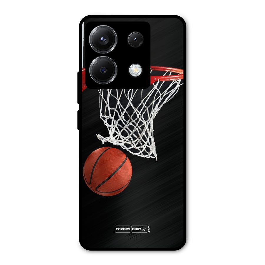 Basketball Metal Back Case for Poco X6