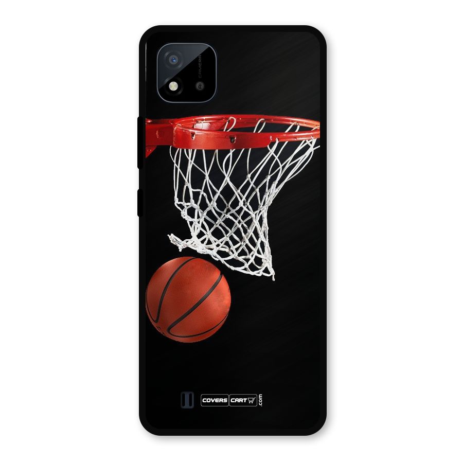 Basketball Metal Back Case for Realme C11 2021