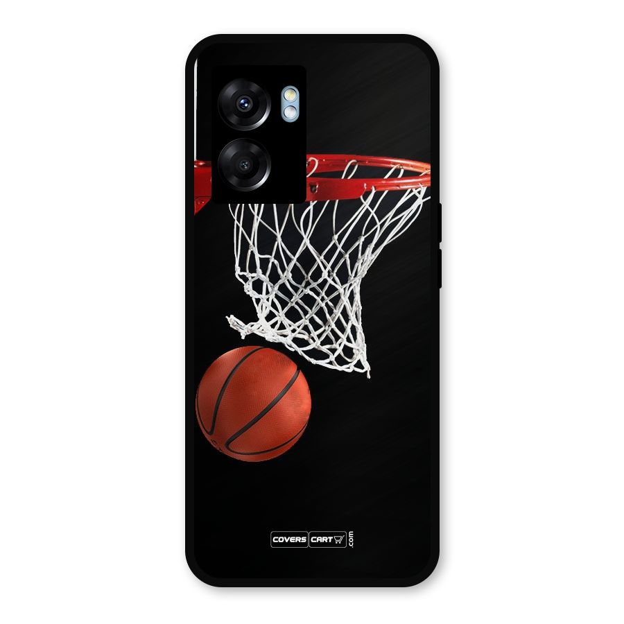 Basketball Metal Back Case for Realme Narzo 50 5G