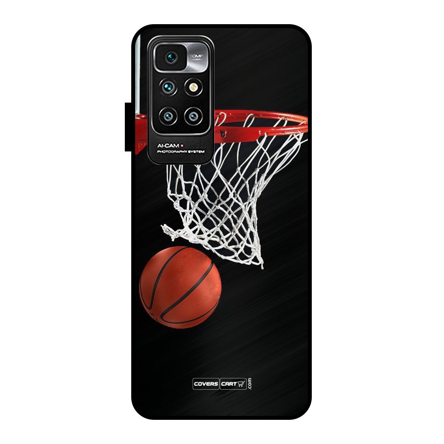 Basketball Metal Back Case for Redmi 10 Prime