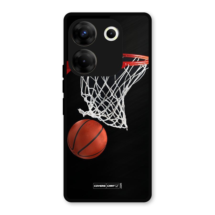 Basketball Metal Back Case for Tecno Camon 20