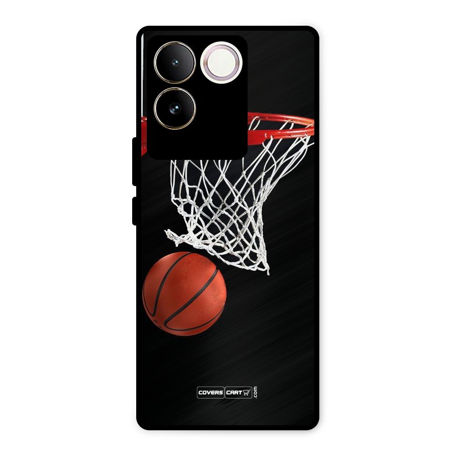 Basketball Metal Back Case for Vivo T2 Pro