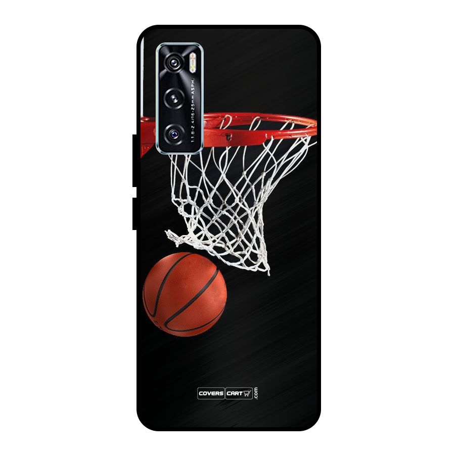Basketball Metal Back Case for Vivo V20 SE