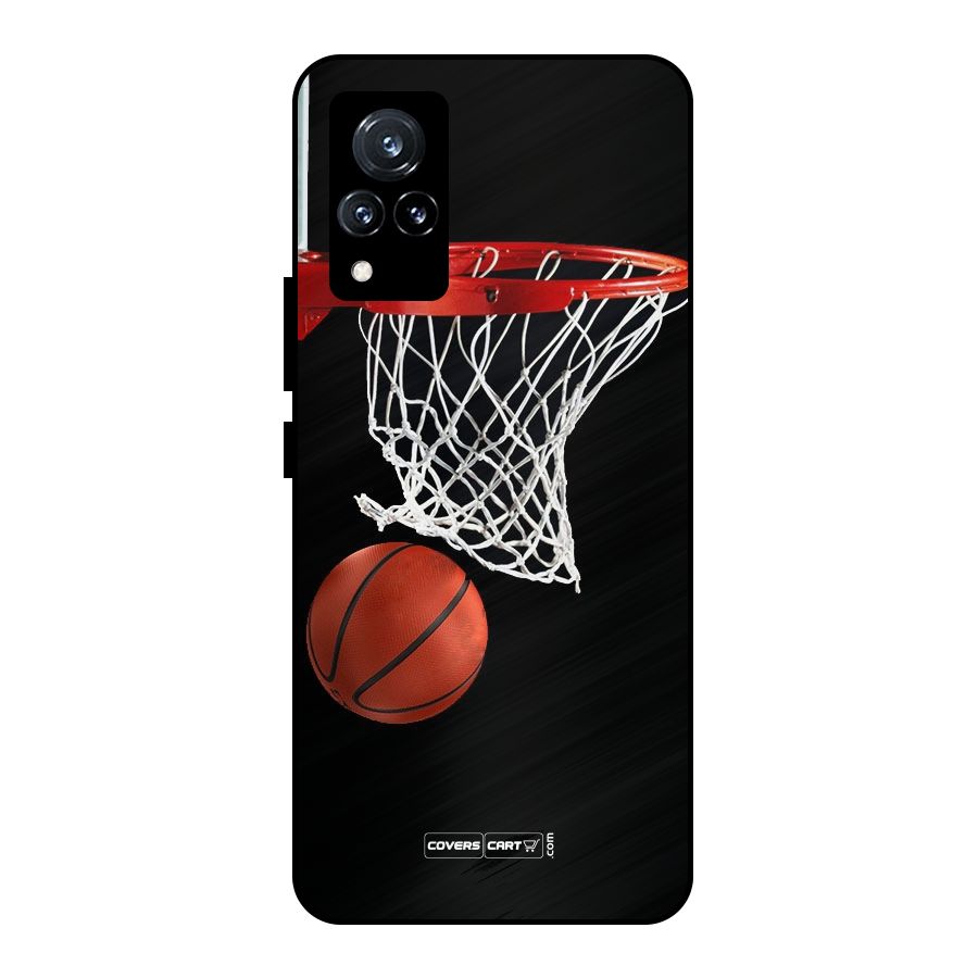 Basketball Metal Back Case for Vivo V21 5G