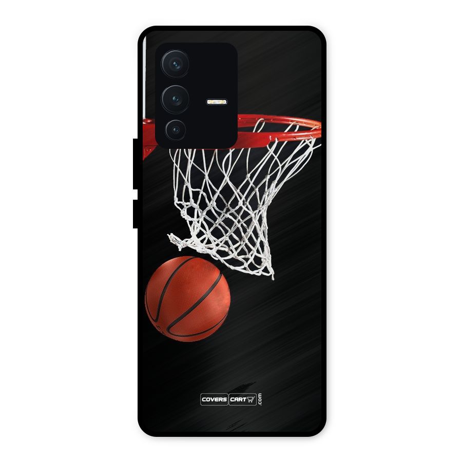 Basketball Metal Back Case for Vivo V23 5G