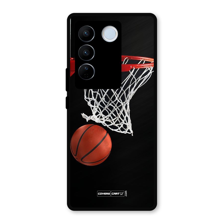 Basketball Metal Back Case for Vivo V27