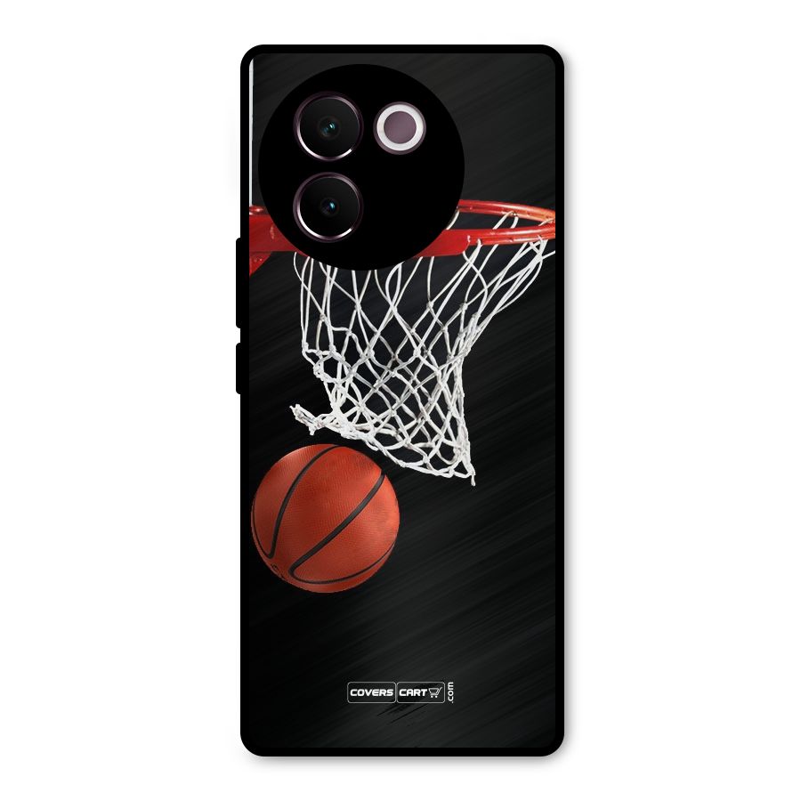 Basketball Metal Back Case for Vivo V30e