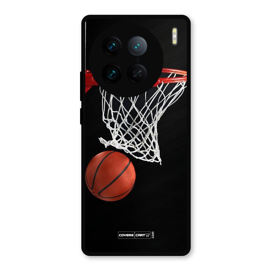 Basketball Metal Back Case for Vivo X90 Pro