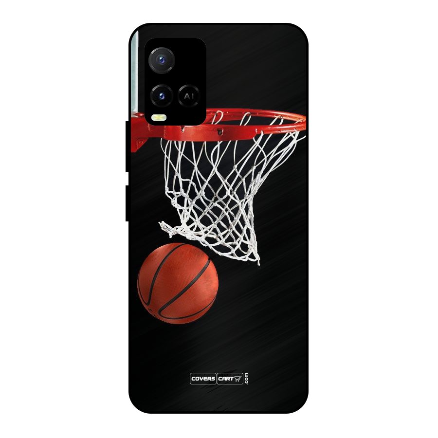 Basketball Metal Back Case for Vivo Y21