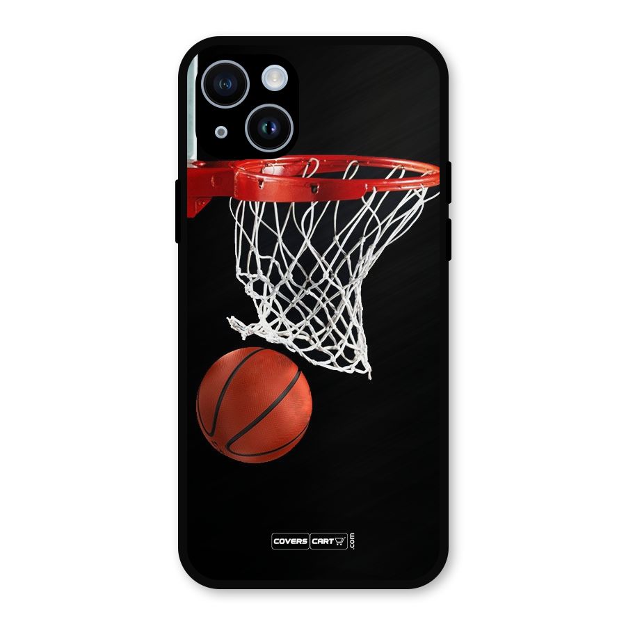 Basketball Metal Back Case for iPhone 14