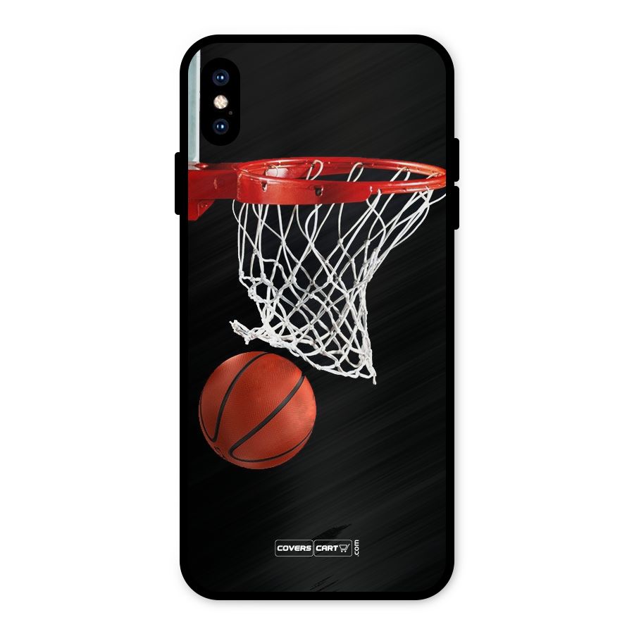 Basketball Metal Back Case for iPhone XS Max