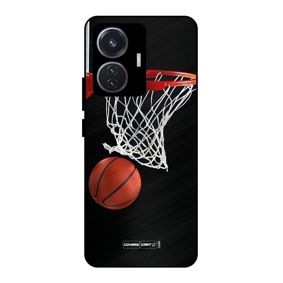 Basketball Metal Back Case for iQOO Z6 44W