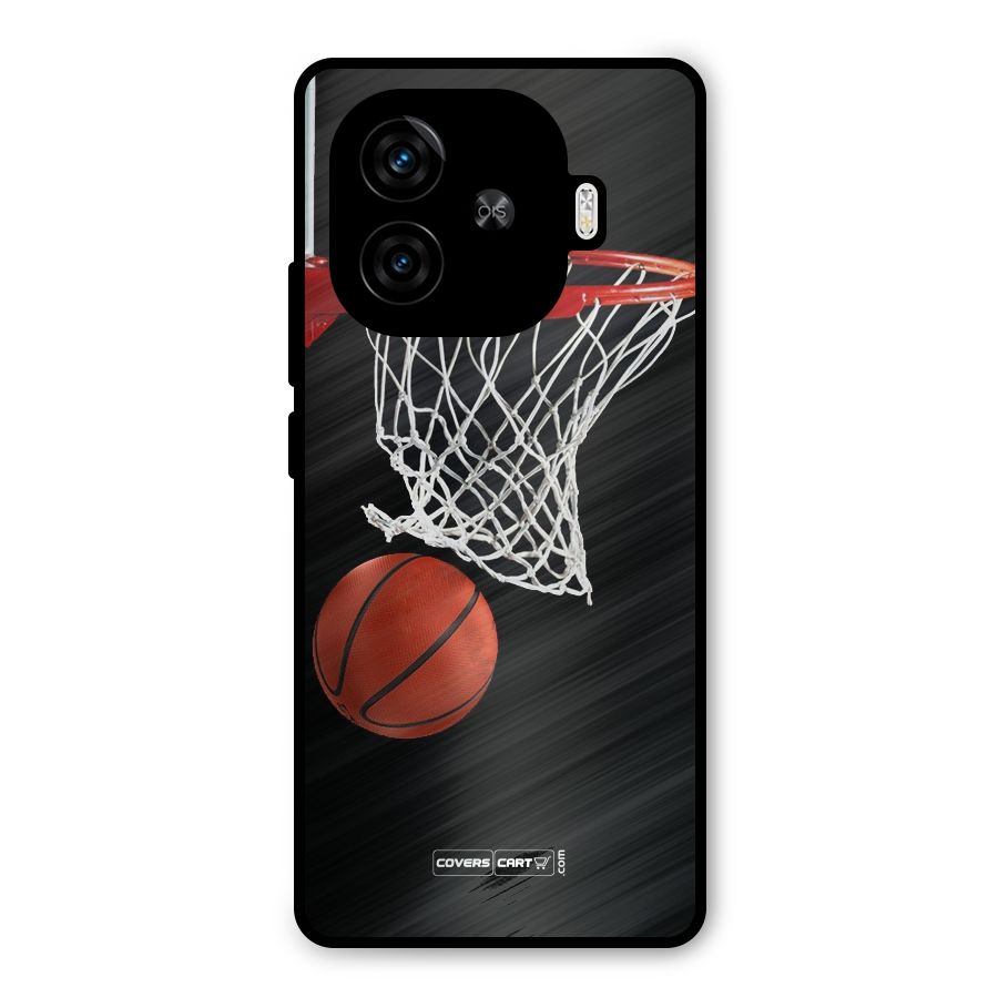 Basketball Metal Back Case for iQOO Z9 Turbo