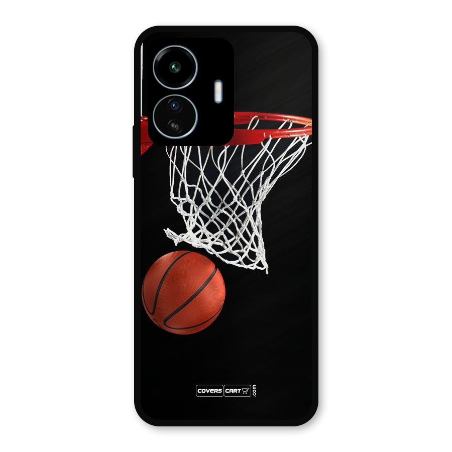 Basketball Metal Back Case for vivo iQOO Z6 Lite 5G