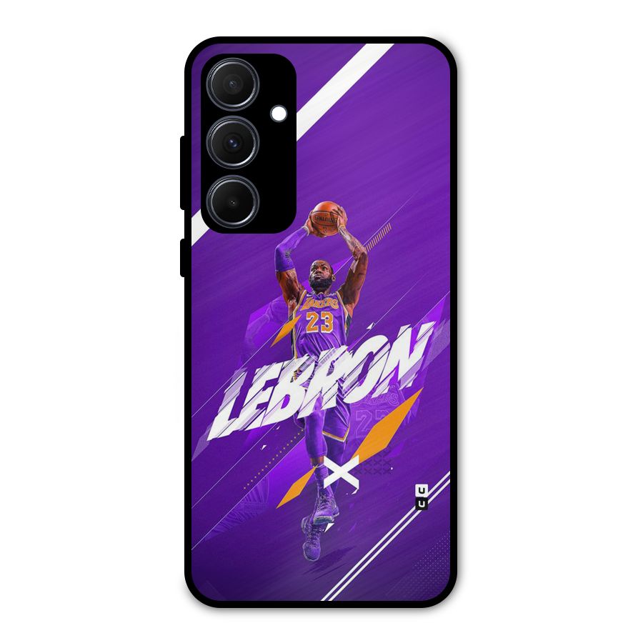 Basketball Star Metal Back Case for Galaxy A35