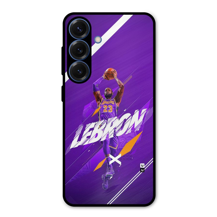 Basketball Star Metal Back Case for Galaxy S25