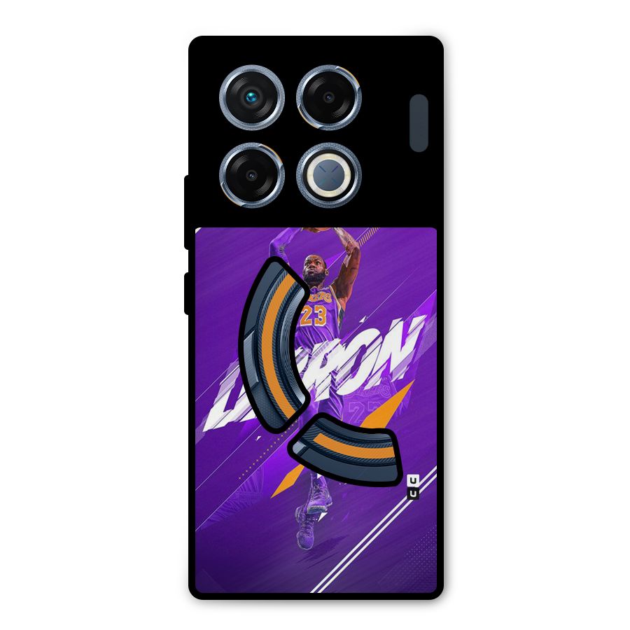 Basketball Star Metal Back Case for Infinix GT 20 Pro