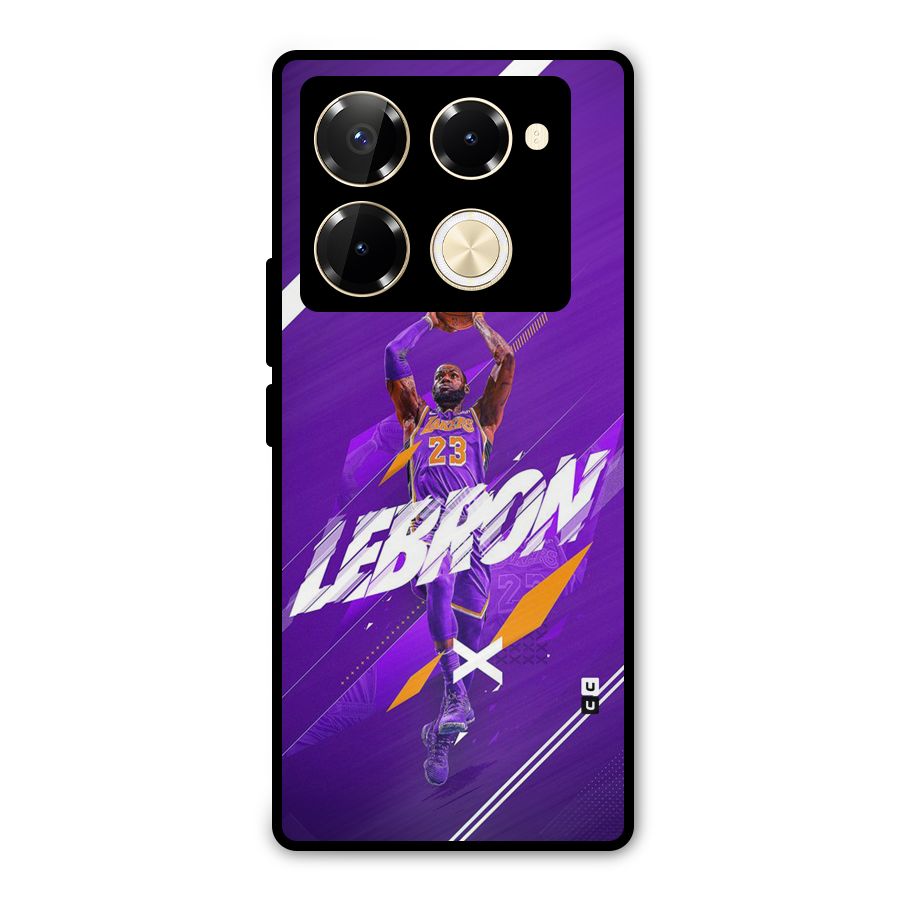 Basketball Star Metal Back Case for Infinix Note 40 Pro