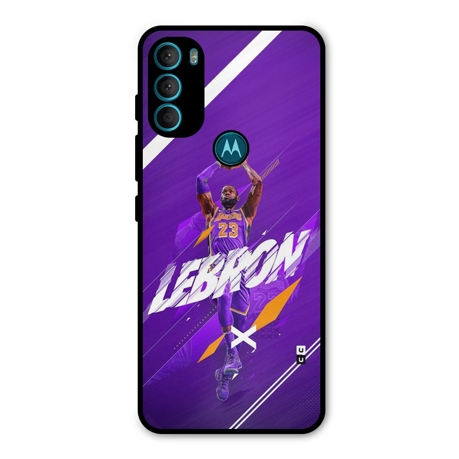 Basketball Star Metal Back Case for Moto G71 5G