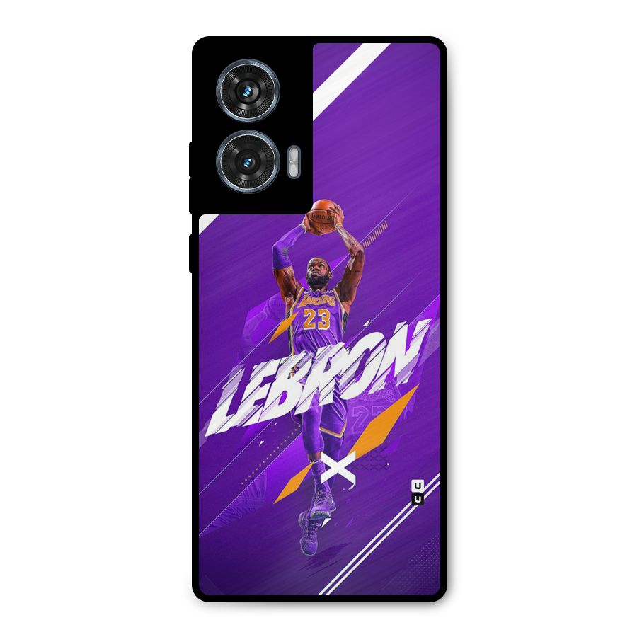 Basketball Star Metal Back Case for Motorola Edge 50 Fusion