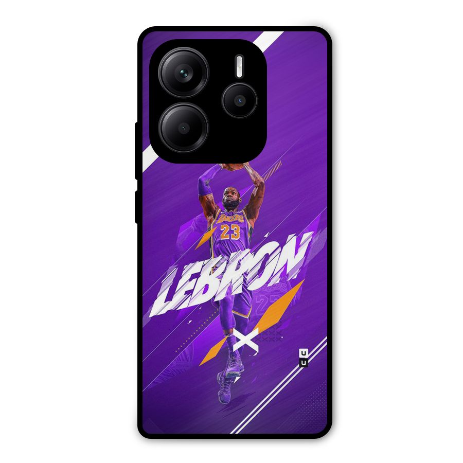 Basketball Star Metal Back Case for Redmi Note 14 5G