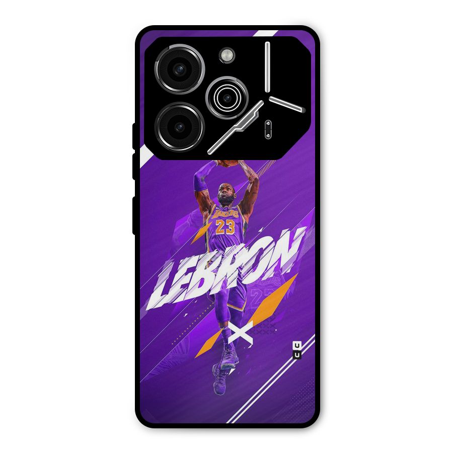 Basketball Star Metal Back Case for Tecno Pova 6 Pro