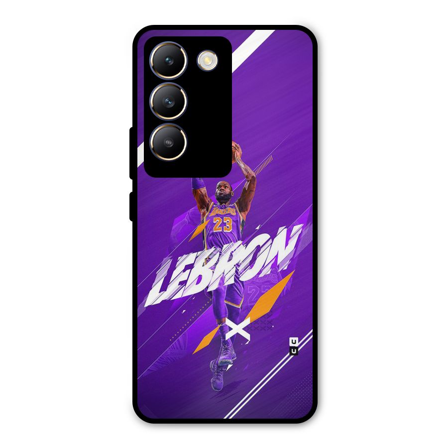 Basketball Star Metal Back Case for Vivo T3 5G