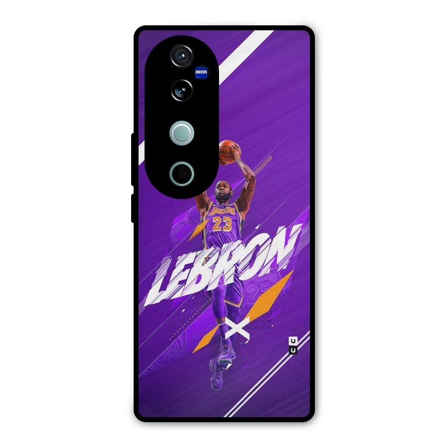Basketball Star Metal Back Case for Vivo V40 Pro