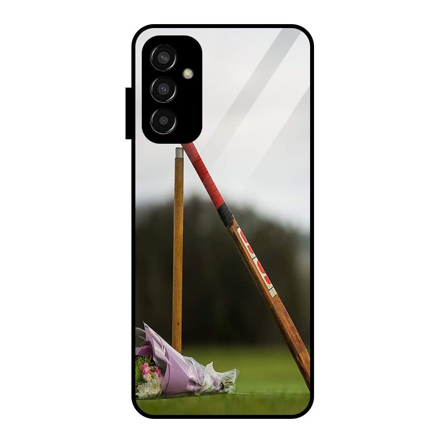 Bat Wicket Glass Back Case for Galaxy F13