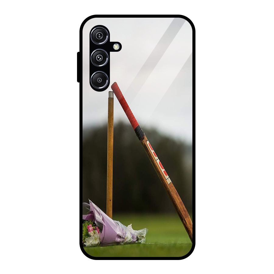 Bat Wicket Glass Back Case for Galaxy M34 5G