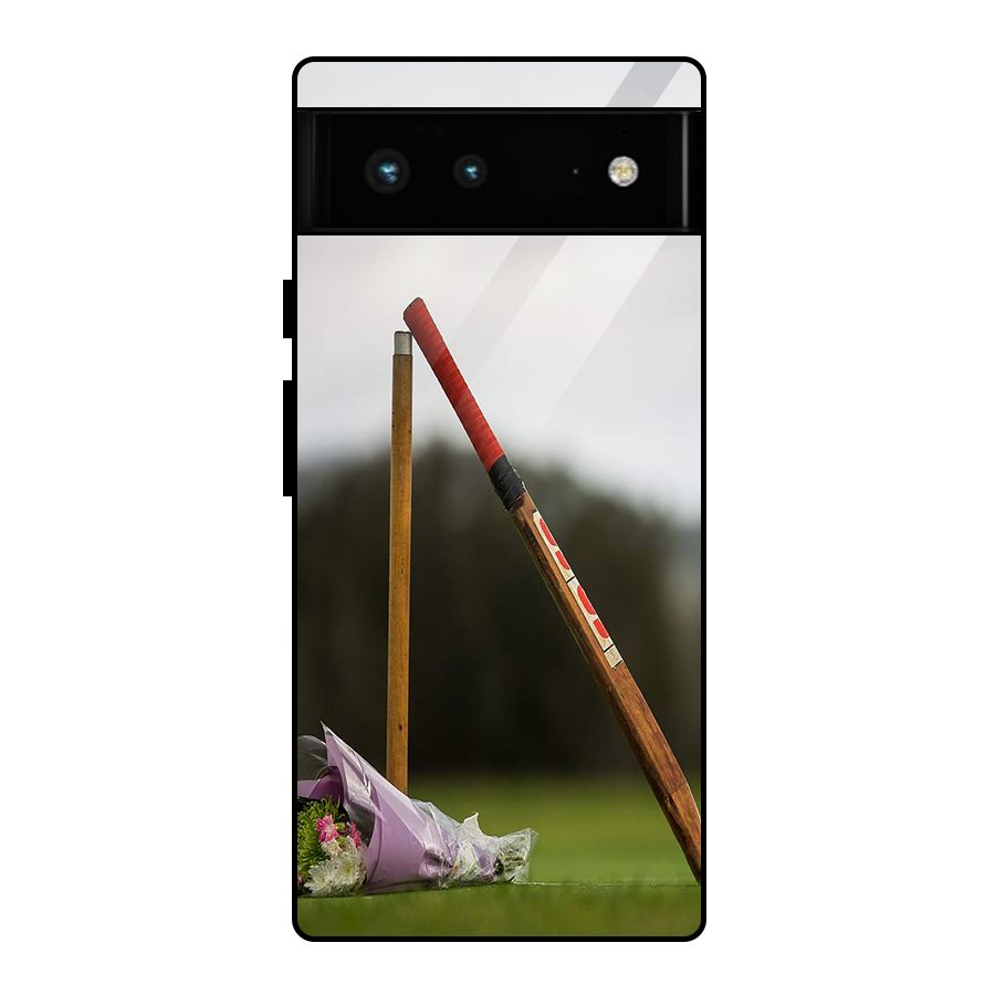 Bat Wicket Glass Back Case for Google Pixel 6