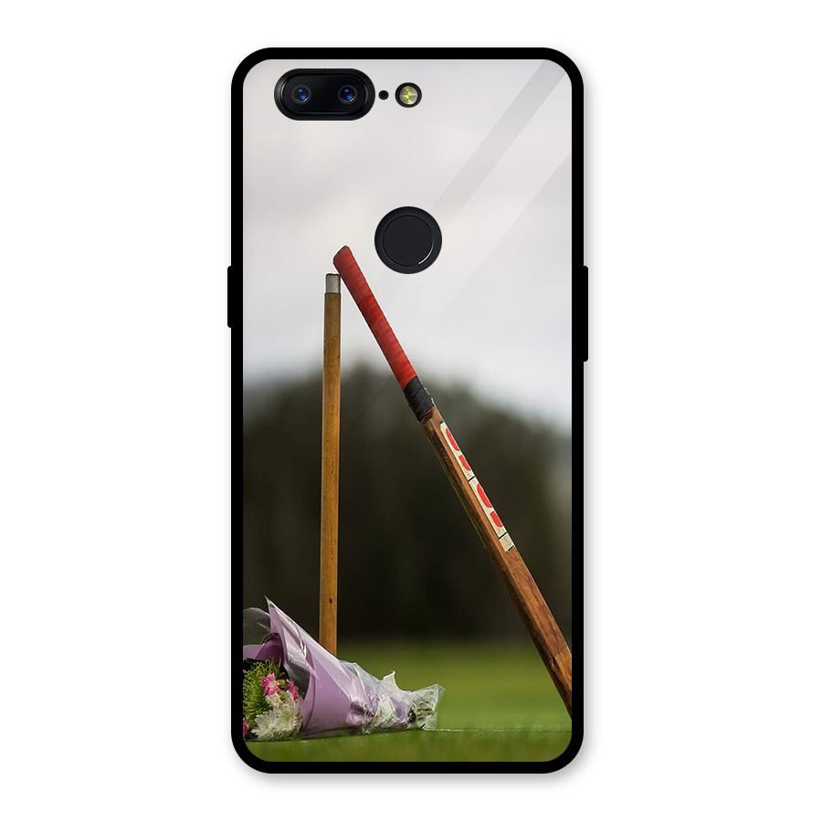 Bat Wicket Glass Back Case for OnePlus 5T