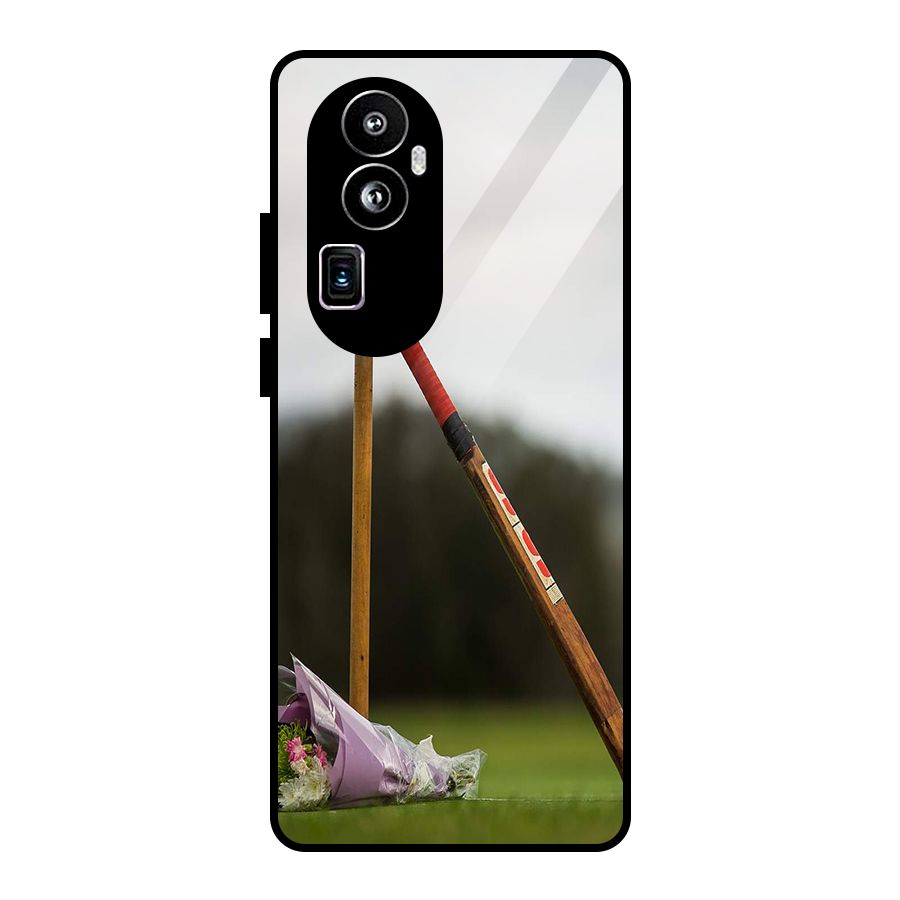 Bat Wicket Glass Back Case for Oppo Reno10 Pro Plus