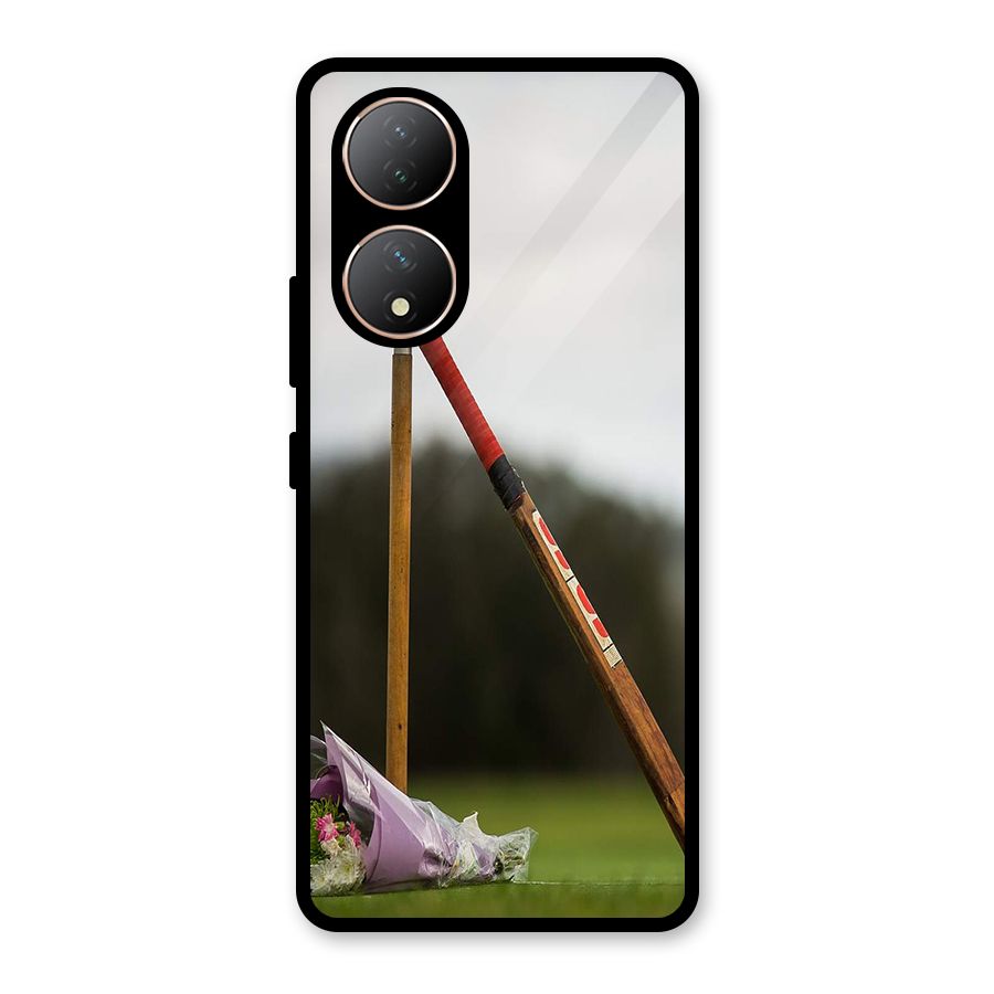 Bat Wicket Glass Back Case for Vivo Y100A