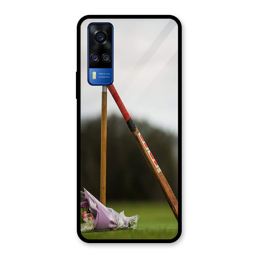 Bat Wicket Glass Back Case for Vivo Y31