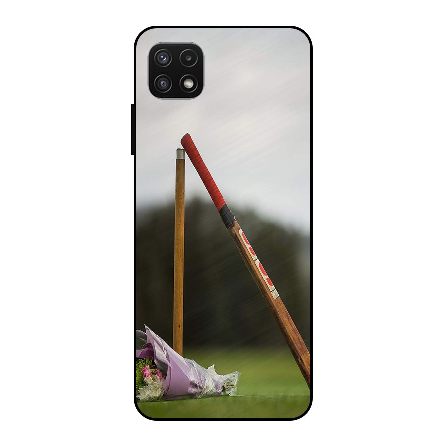Bat Wicket Metal Back Case for Galaxy A22 5G