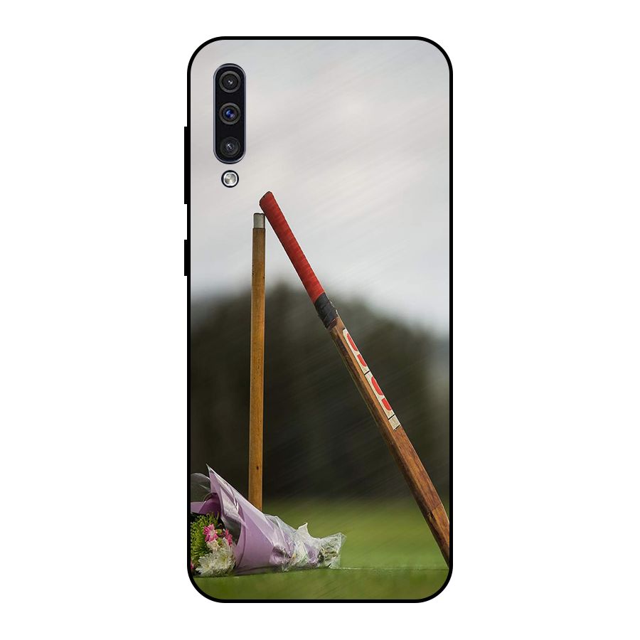 Bat Wicket Metal Back Case for Galaxy A30s