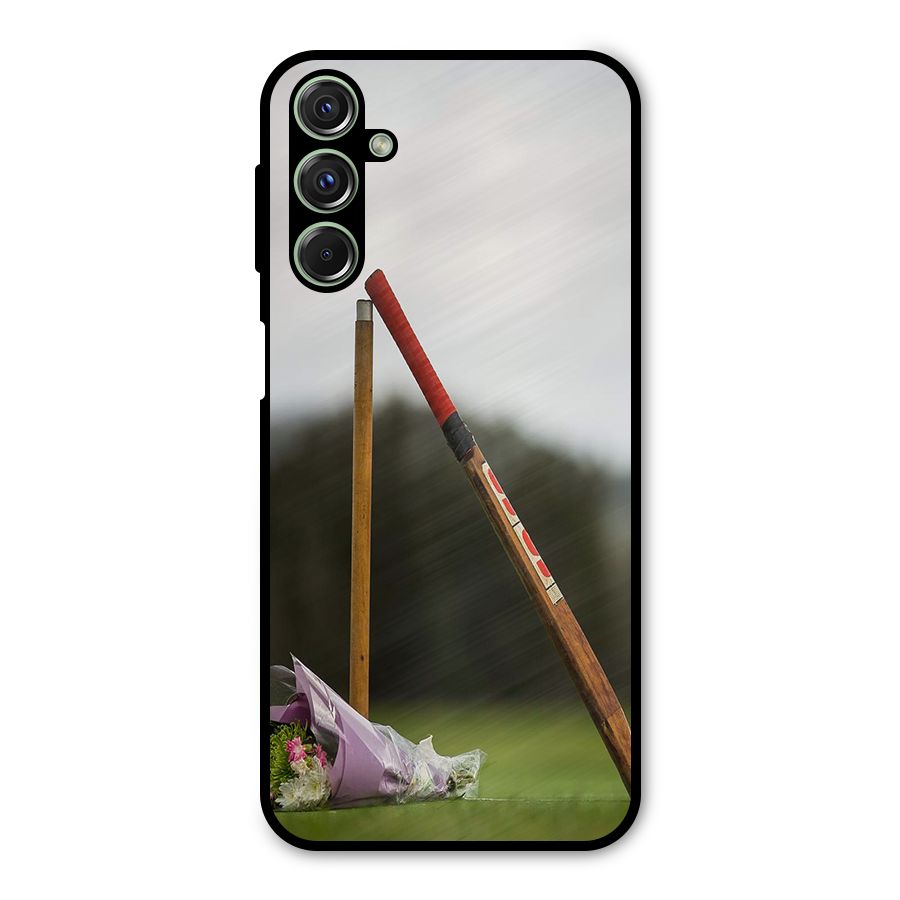 Bat Wicket Metal Back Case for Galaxy F34