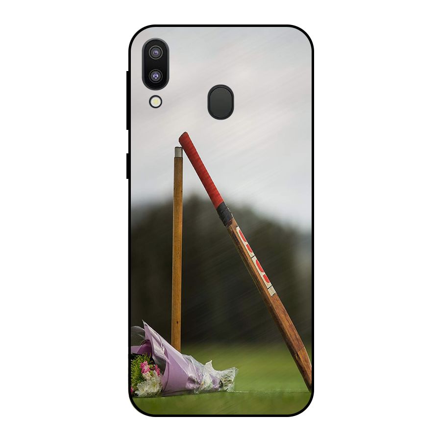 Bat Wicket Metal Back Case for Galaxy M20