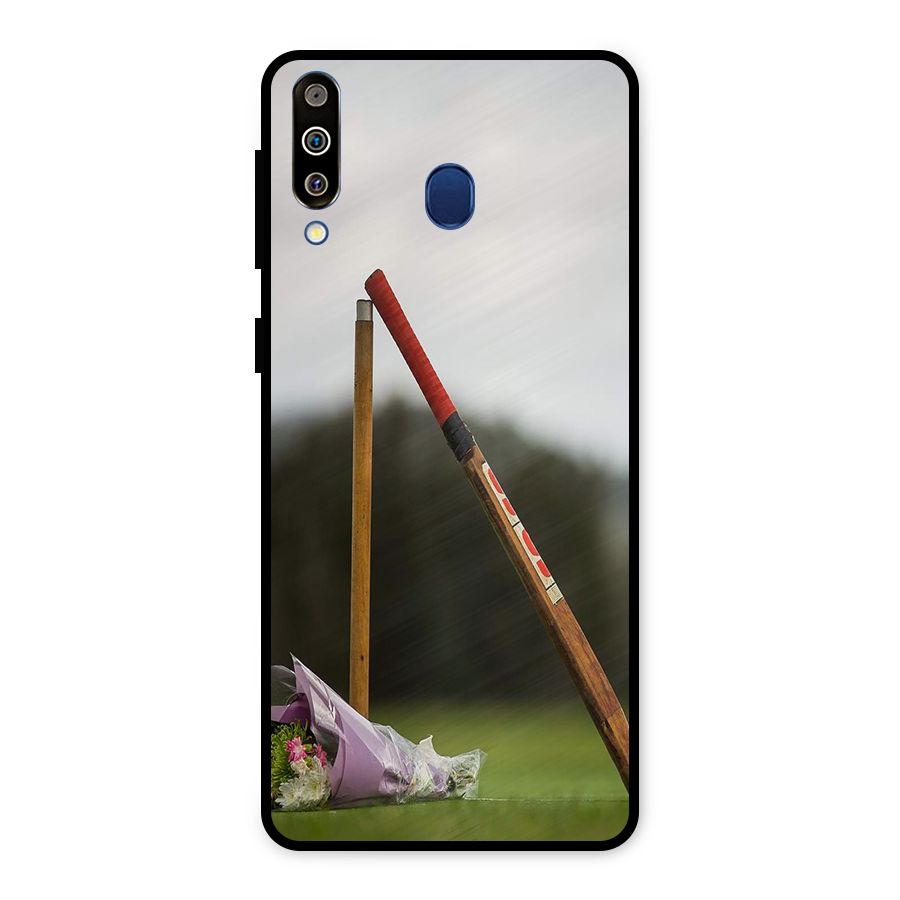 Bat Wicket Metal Back Case for Galaxy M30