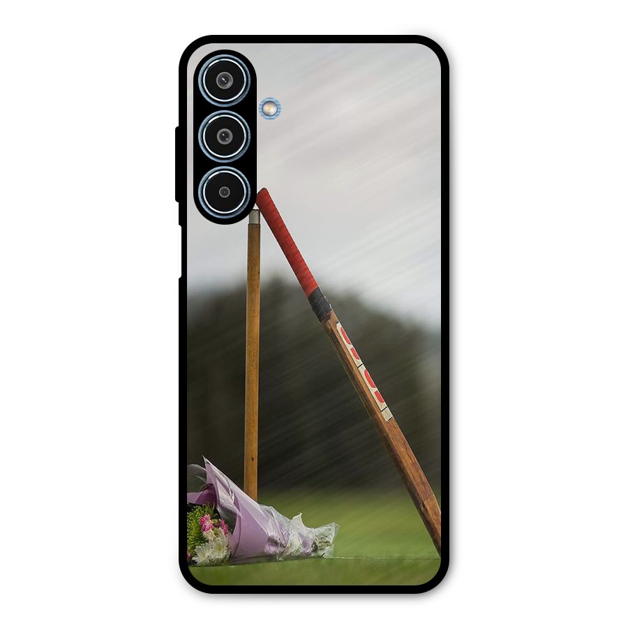 Bat Wicket Metal Back Case for Galaxy M35