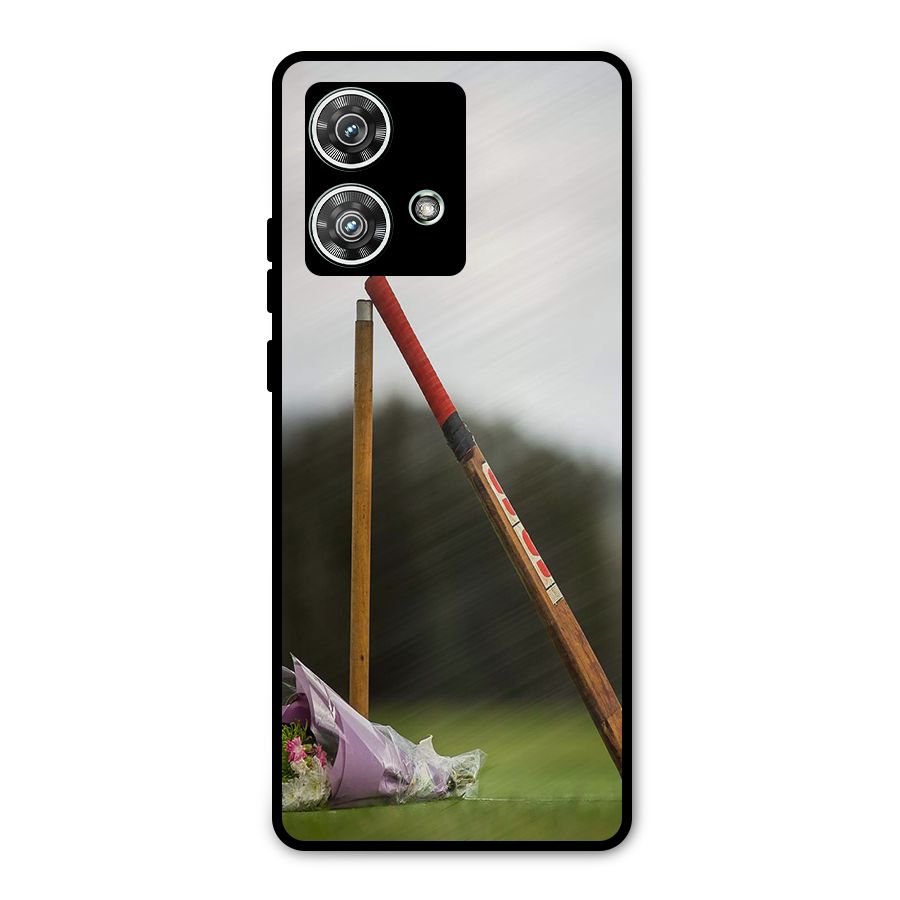 Bat Wicket Metal Back Case for Motorola Edge 40 Neo