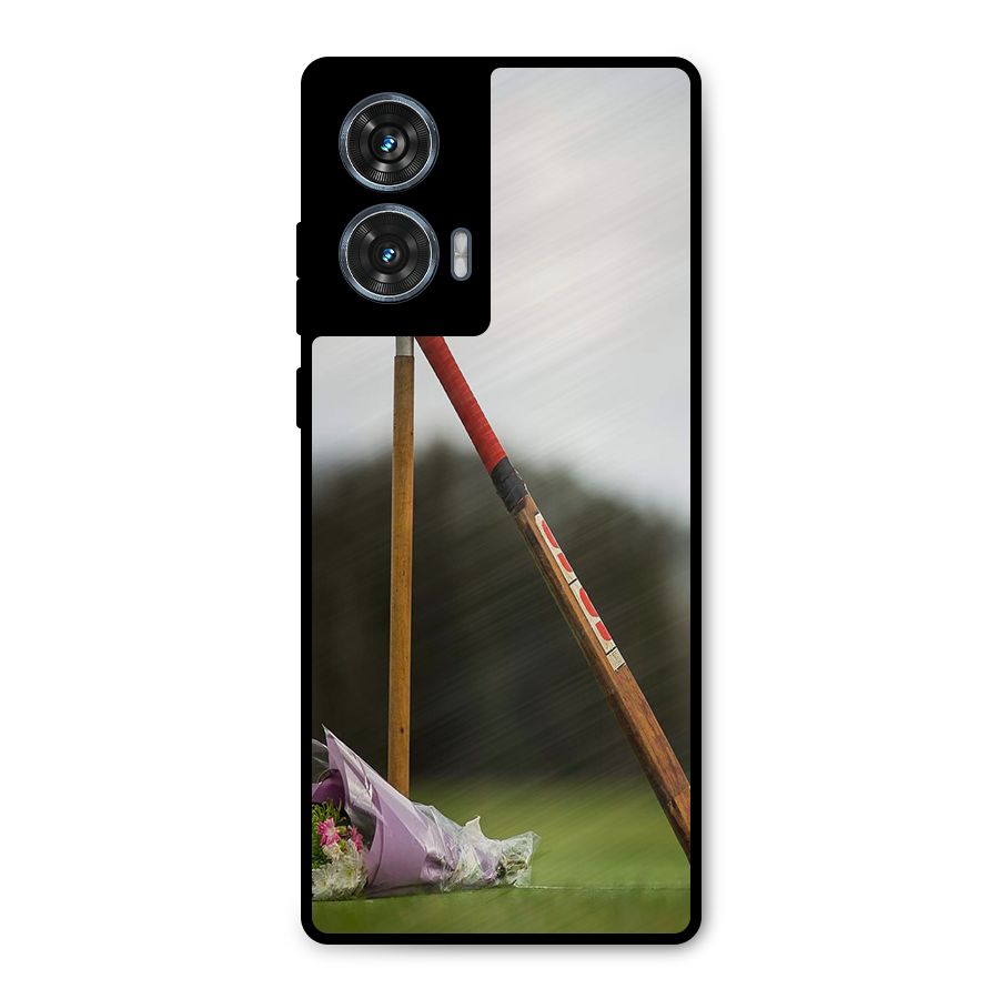 Bat Wicket Metal Back Case for Motorola Edge 50 Fusion